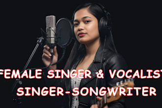 be your female session singer female rnb singer songwriter, female singer vocal