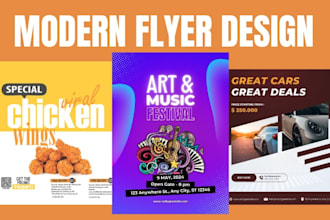 your professional graphic designer for flyer poster thumbnail