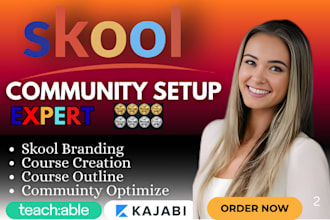 setup and grow your skool community upload skool course to increase members