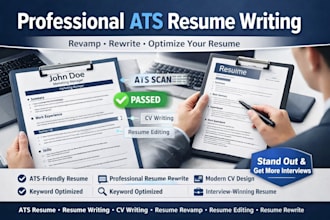 revamp and update your cv, resume to meet ats standard