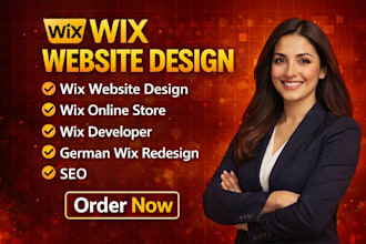 create wix website design wix online store wix developer german wix redesign seo