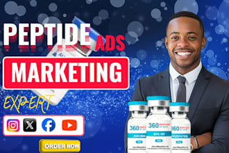 solve peptide ads issues run peptide marketing ads fb social media ads campaign