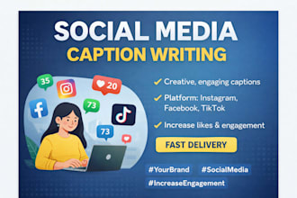 write engaging social media captions for your posts
