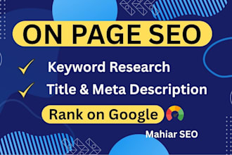 do wordpress on page SEO with technical audit to rank