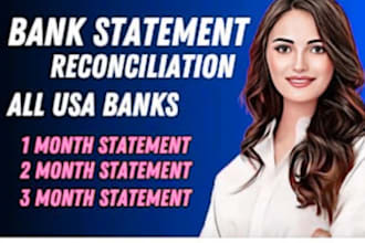 do reconcile bank statement PDF to  editable format