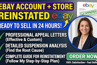do ebay account reinstatement,ebay suspension, appeal letter ,mc011 restriction