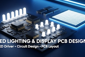 design led lighting driver pcb, led display and electronics circuit board