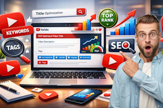 seo youtube titles, tags, and descriptions