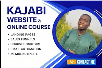 kajabi website design kajabi course setup kajabi sales funnel kajabi landing pag
