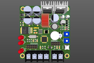 design motor controller pcb, bldc driver, and power electronics circuit