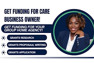 home care grant research, group home, health care grant proposal writing, apply