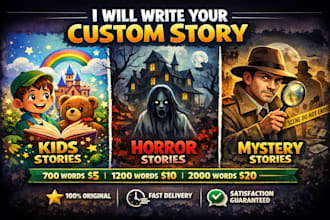 write a custom story for you