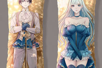 draw, anime, and webtoon style illustration for you
