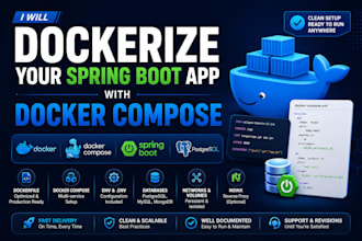 dockerize your spring boot app with docker compose