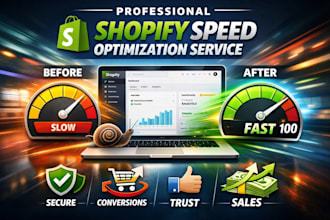 speed up your shopify store and improve pagespeed and conversions