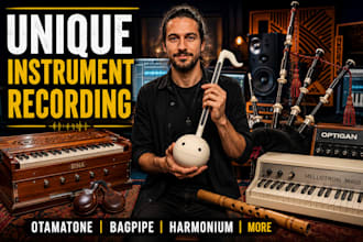 record harmonium castanet clavichord celeste otamatone shakuhachi bamboo flute