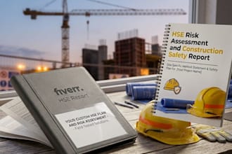 write professional construction risk assessments and hse documents