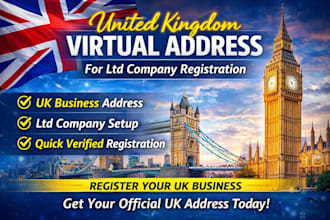 register united kingdom virtual address for ltd company registration