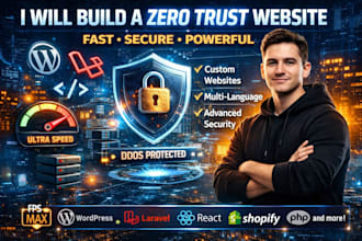 build a fast secure website or web app with zero trust architecture