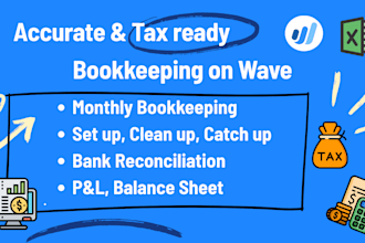 do bookkeeping and bank reconciliation using wave app