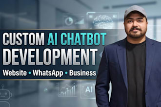 create an ai chatbot for website, whatsapp, and customer support
