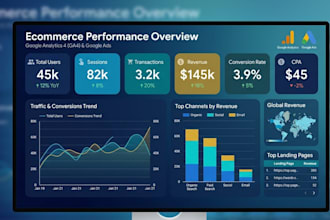 create your looker studio dashboard and data visualization