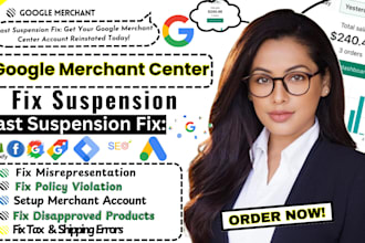 resolve google merchant center suspension and policy violations
