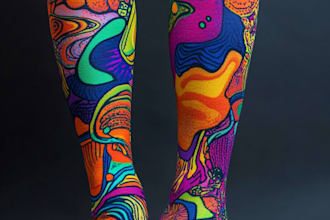 unique socks design and custom socks design