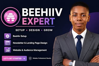 beehiiv setup beehiiv newsletter design beehiiv landing page beehiiv website