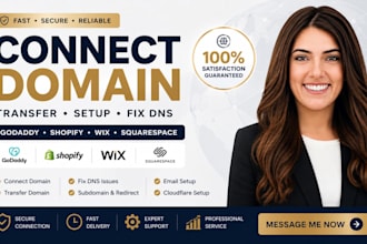connect domain, transfer godaddy domain to shopify, wix, squarespace