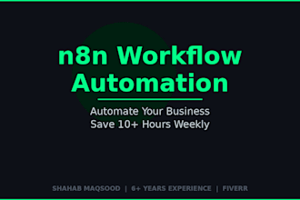 build custom n8n workflow automation for your business