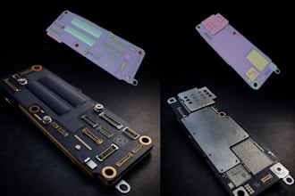 3d models and renderings of engineering parts and components