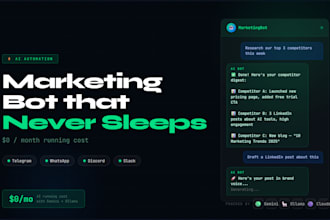 build ai marketing automation bot with gemini ollama claude clawd bot