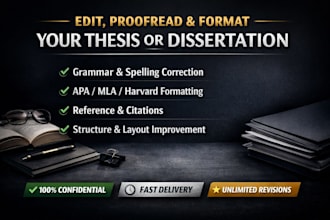 proofread format  thesis dissertation or research paper
