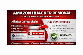 remove amazon hijacker seller from product listing in 24 hours