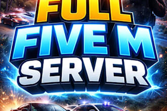 develop a professional fivem rp server