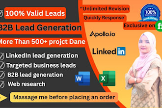 do lead generation, prospect email list and linkedin leads
