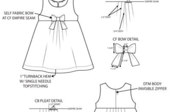 make kids or baby tech pack ready for manufacturing