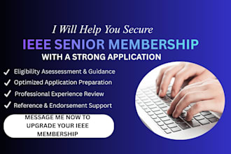 help you secure ieee senior membership with a strong application