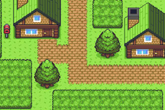 create custom pokemon tileset, overworld sprite tilemap pixel tileset, gen 3 4 5