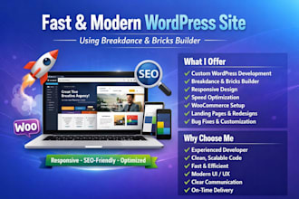 build a fast, modern wordpress website using breakdance or bricks builder