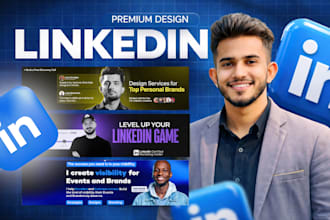 design a professional linkedin banner for personal branding