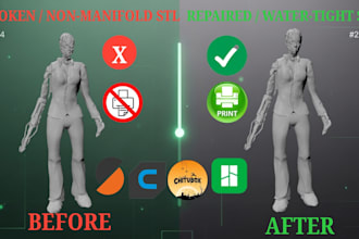 repair, edit and modify stl files for perfect 3d printing