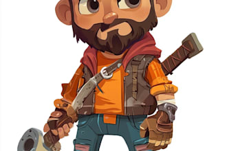 draw 2d game character or 2d game character
