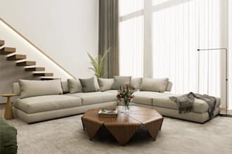 redesign 3d apartment interior, furniture design, space plan, living room render