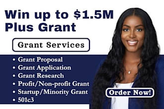 do small business grant writing, research and write nonprofit grant proposals