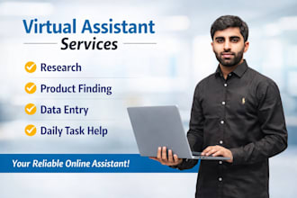 be your personal  assistant for online tasks, research