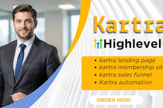 create kartra landing pages, kartra sales funnels, gohighlevel, clickfunnel