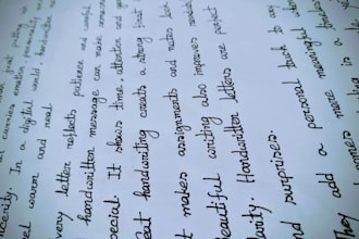 write professional handwritten notes and letters