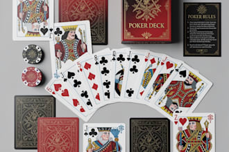design custom playing cards or tarot decks